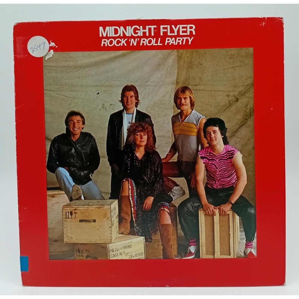 MIDNIGHT FLYER - Rock N Roll Party 1981 - 12" Vinyl Record LP - Wea Promo